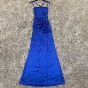 Elegant Blue Prom Dress